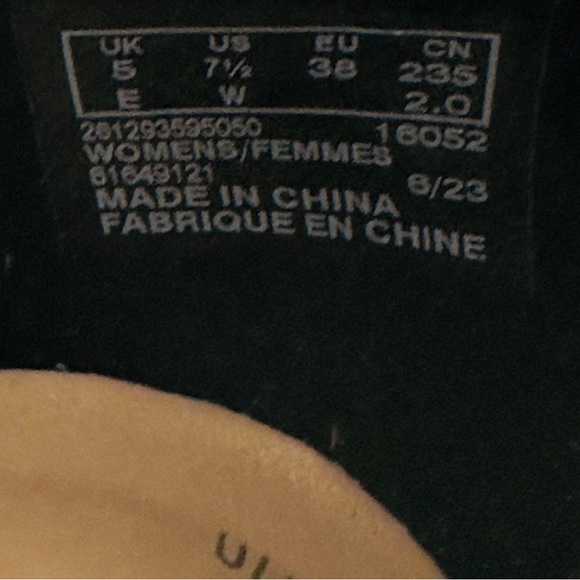 Clarks Collection Adriel Viola Black Dress Pump Ortholite Footbed 7 1/2 W - Picture 13 of 15